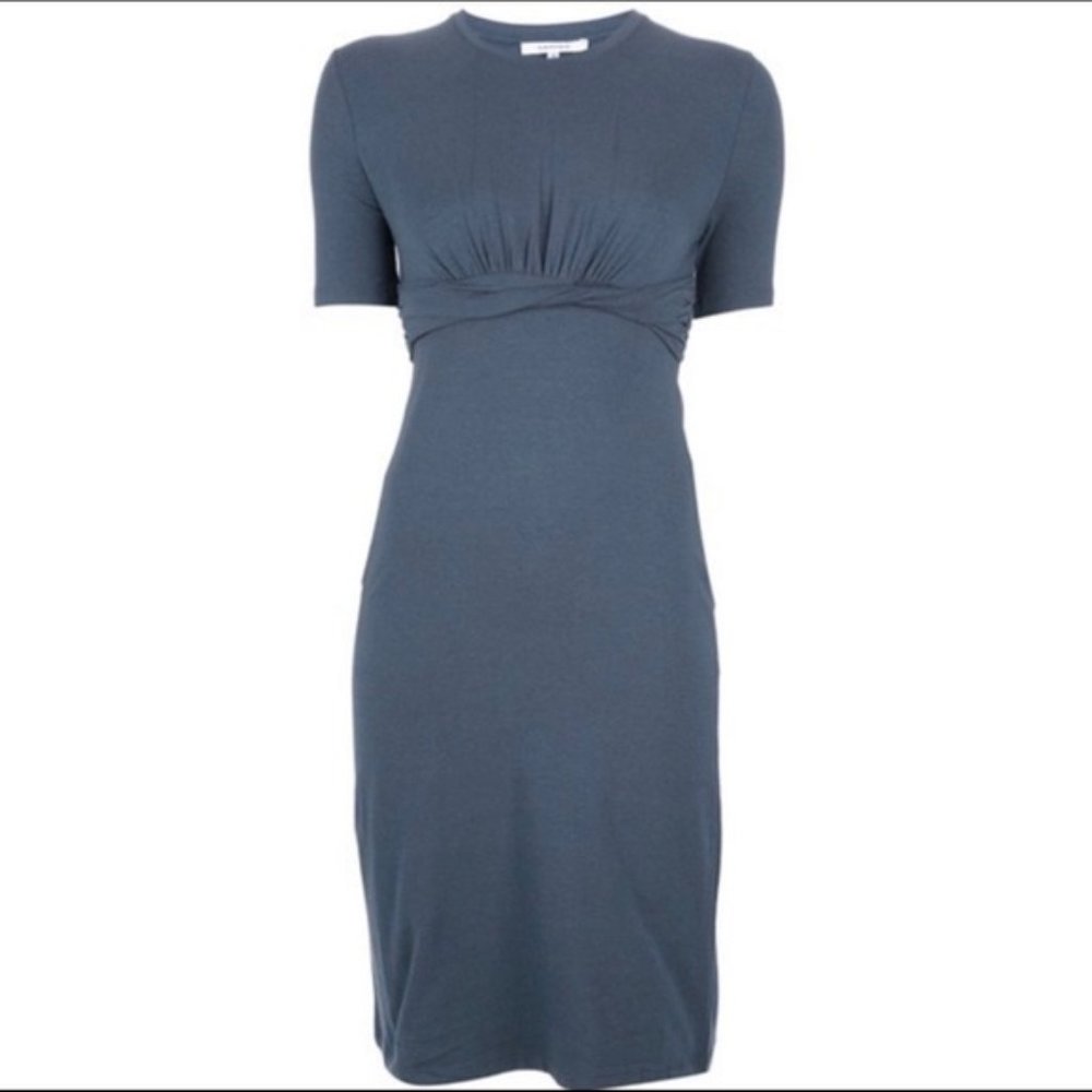 Carven size S gray jersey dres